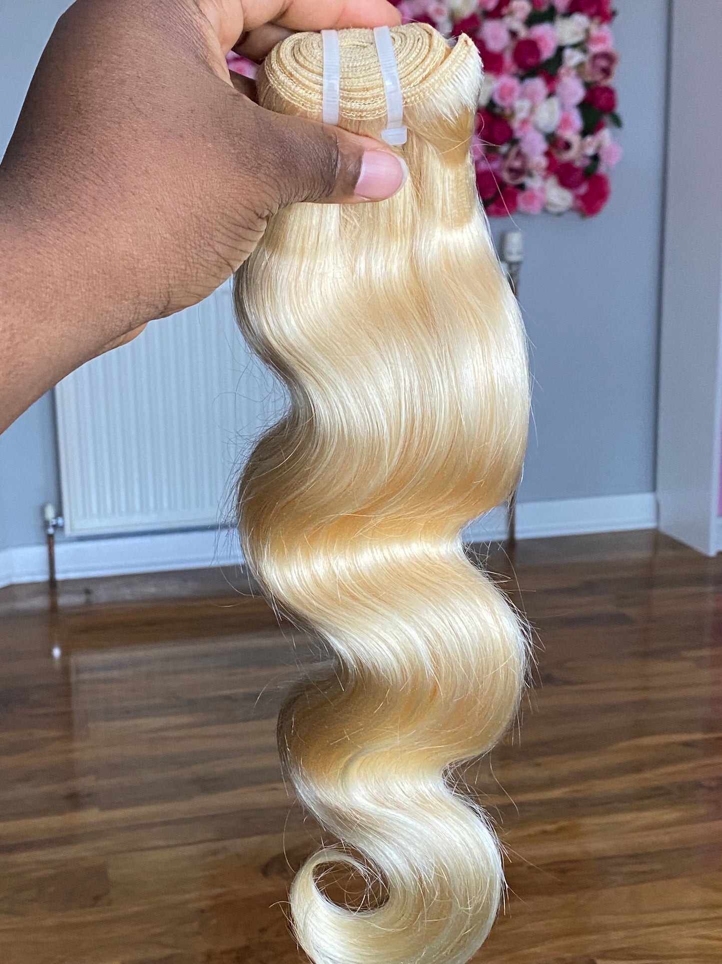 613 Blonde Wavy Extensions