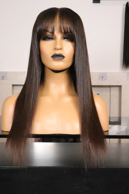MARCELA  | RAW CURTAIN BANG STRAIGHT WIG