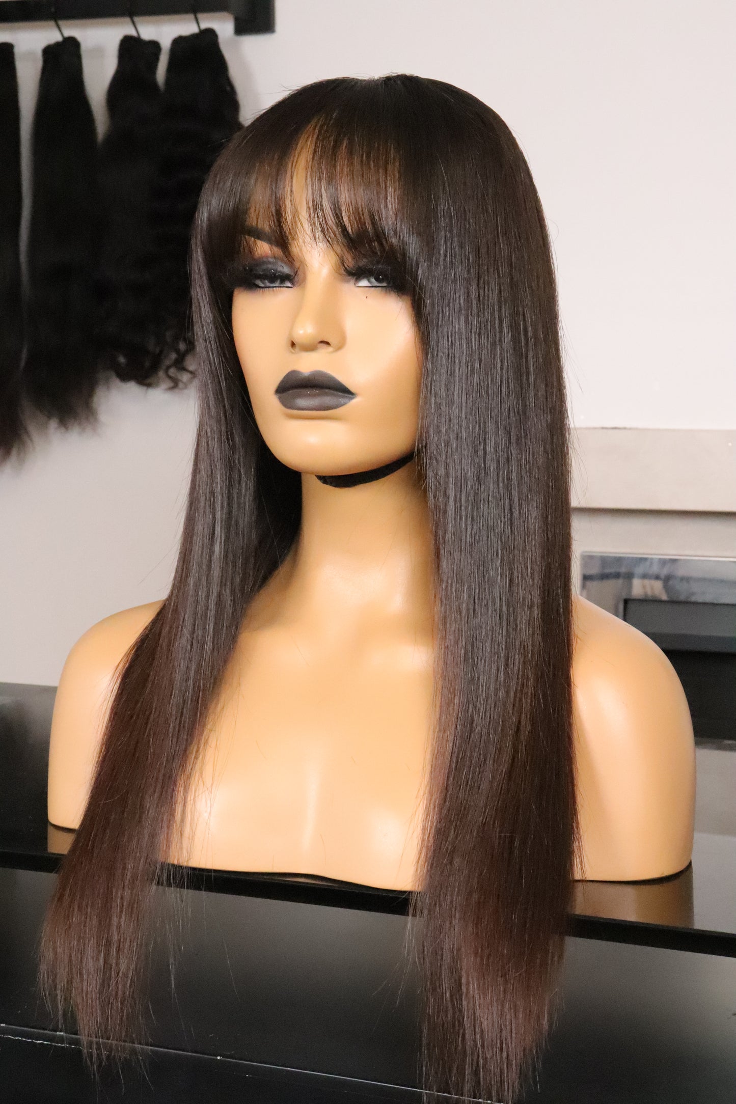 MARCELA  | RAW CURTAIN BANG STRAIGHT WIG